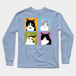 Four Cool Cats Long Sleeve T-Shirt